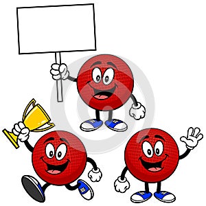 Dodgeball Mascot Set 02