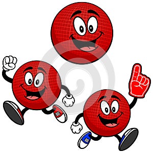 Dodgeball Mascot Set 04