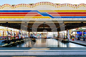 Dodgems at The Funfair on Brighton Pier