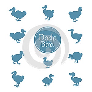 Dodo Bird Silhouette Collection