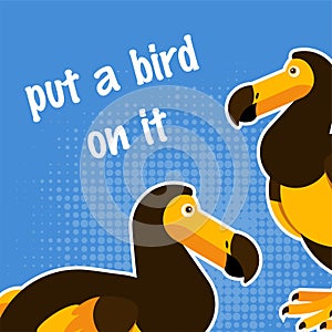 Dodo bird vector
