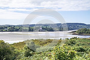 Doe castle seen from the Doe castle viewpoint