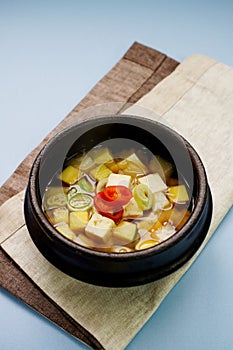 Doenjang jjigae, Korean stew photo