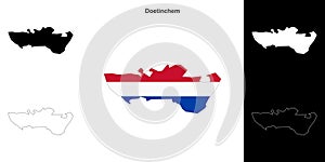 Doetinchem outline map