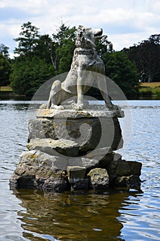 The Dog of Alcibiades, Petworth House, West Sussex, England.