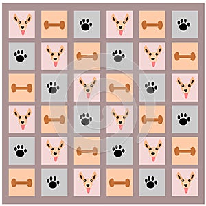 Dog Background Vector