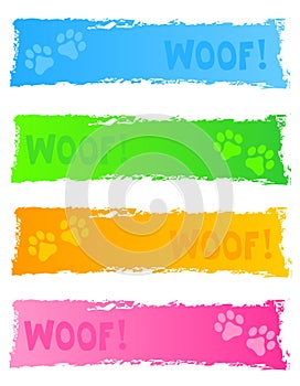Dog banner / header