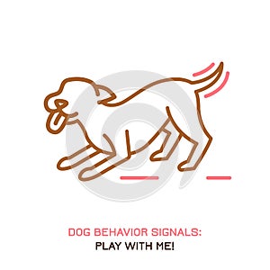 Dog Behavior Icon