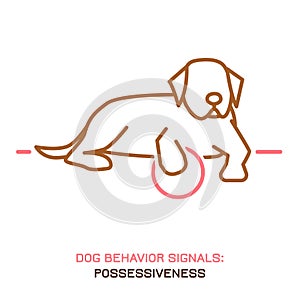 Dog Behavior Icon photo