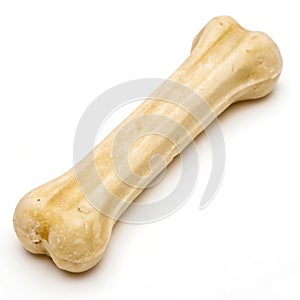 Dog bone isolated on white background