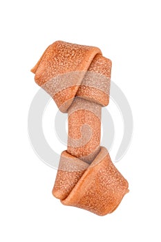 Dog bone isolated on white background