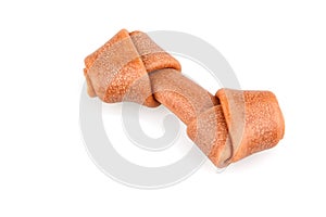 Dog bone isolated on white background