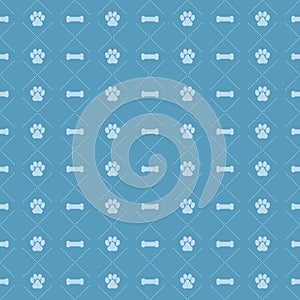 Dog And Bone Pattern EPS