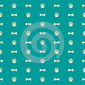 Dog bone pattern vector background 3