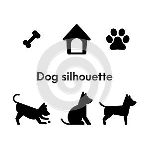 Dog-breeds-silhouettes-vector-design-home-footprint-bone