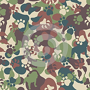Dog camouflage pattern photo