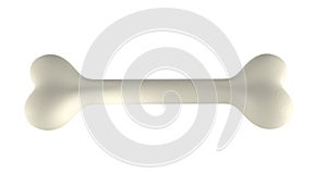 Dog chew bone isolated on white background. 3d render