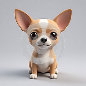 Dog 3D vector Emoji icon illustration, funny little animals, Cute Dog head on a white background