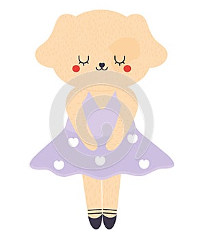 dog dancer of ballet