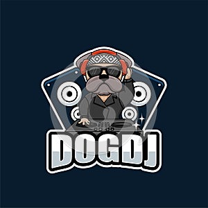 Dog DJ Cartoon Creative