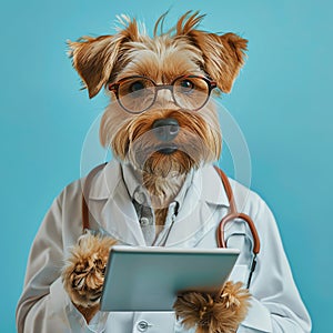 dog doctor, AI generated