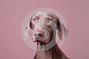 dog fashion colourful funny pet latex concept art stylish animal. Generative AI.