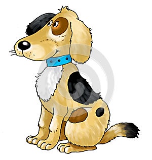 Dog friend guard training collar wool