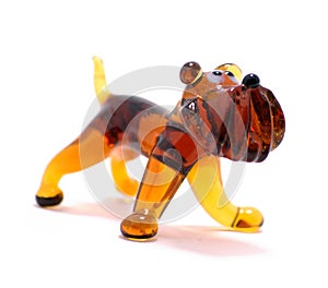 Dog Glass Figure