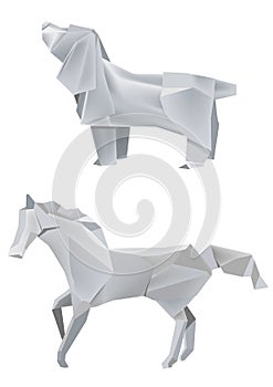 Dog_Horse_origami