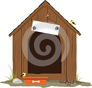 Dog house illustration