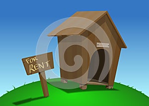 Dog house for rent