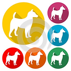 Dog Icons set - vector Illustration icon