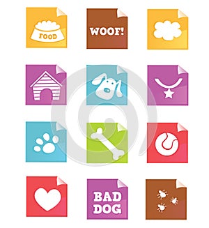 Dog icons â€“ VECTOR