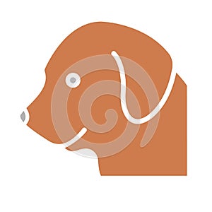 Dog Isolated Vector icon that can be easily modified or edited