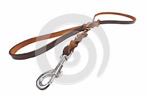 Dog leather leash