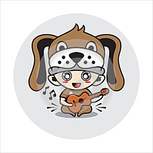 Dog mascot character cute 12