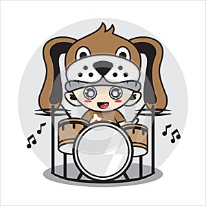 Dog mascot character cute 13