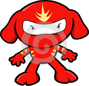 Dog Ninja Vector Illustration