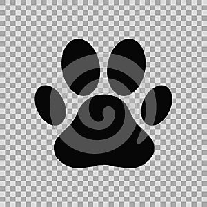 Dog paw print