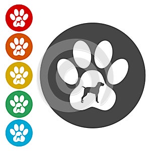 Dog Paw Print icon