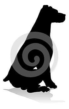 Dog Silhouette Pet Animal