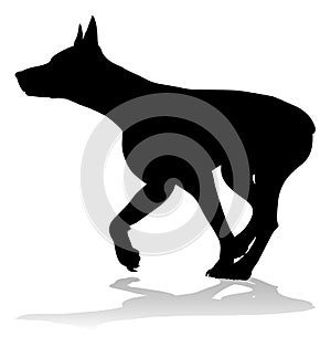 Dog Silhouette Pet Animal