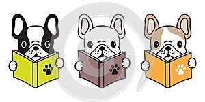 Dog vector french bulldog dog paw pug cartoon character illustration logo icon cute