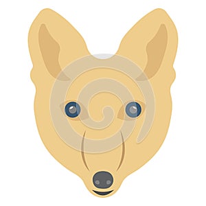 Dog Vector Icon Illustration which can easily modify or edit