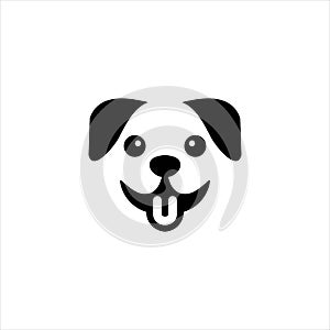 Dog vector logo graphic abstract
