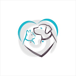 Dog vector logo graphic modern