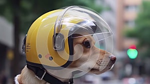 Futuristic Dog Helmet For Happier And Healthier Pets