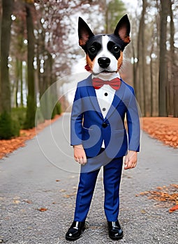 Dog wedding suit