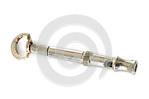 Dog whistle in studio