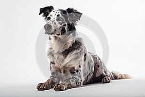 Dog on White Background